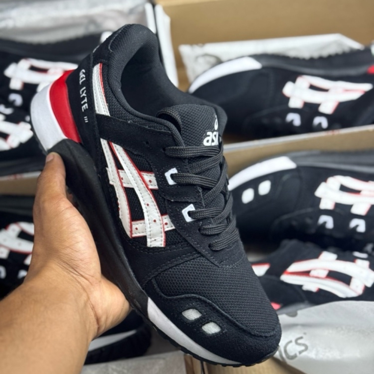 Tênis Masculino Asics Gel-Lyte III X Preto (Premium em Couro)