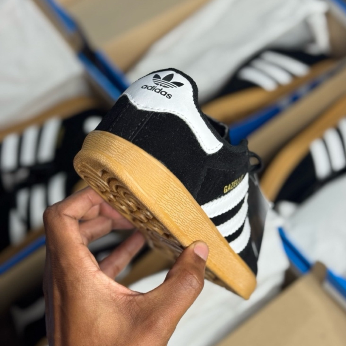 Adidas Gazelle x Preto/Branco