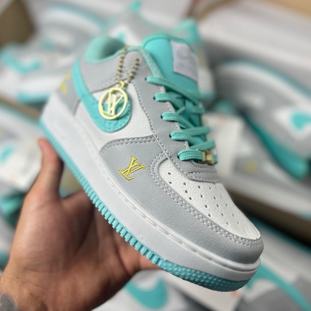 Air Force LV x Verde Água- (Linha Premium)