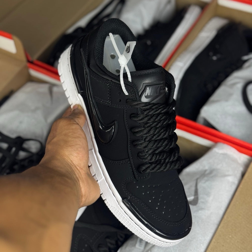 DUNK TWIST - Preto Nobuck