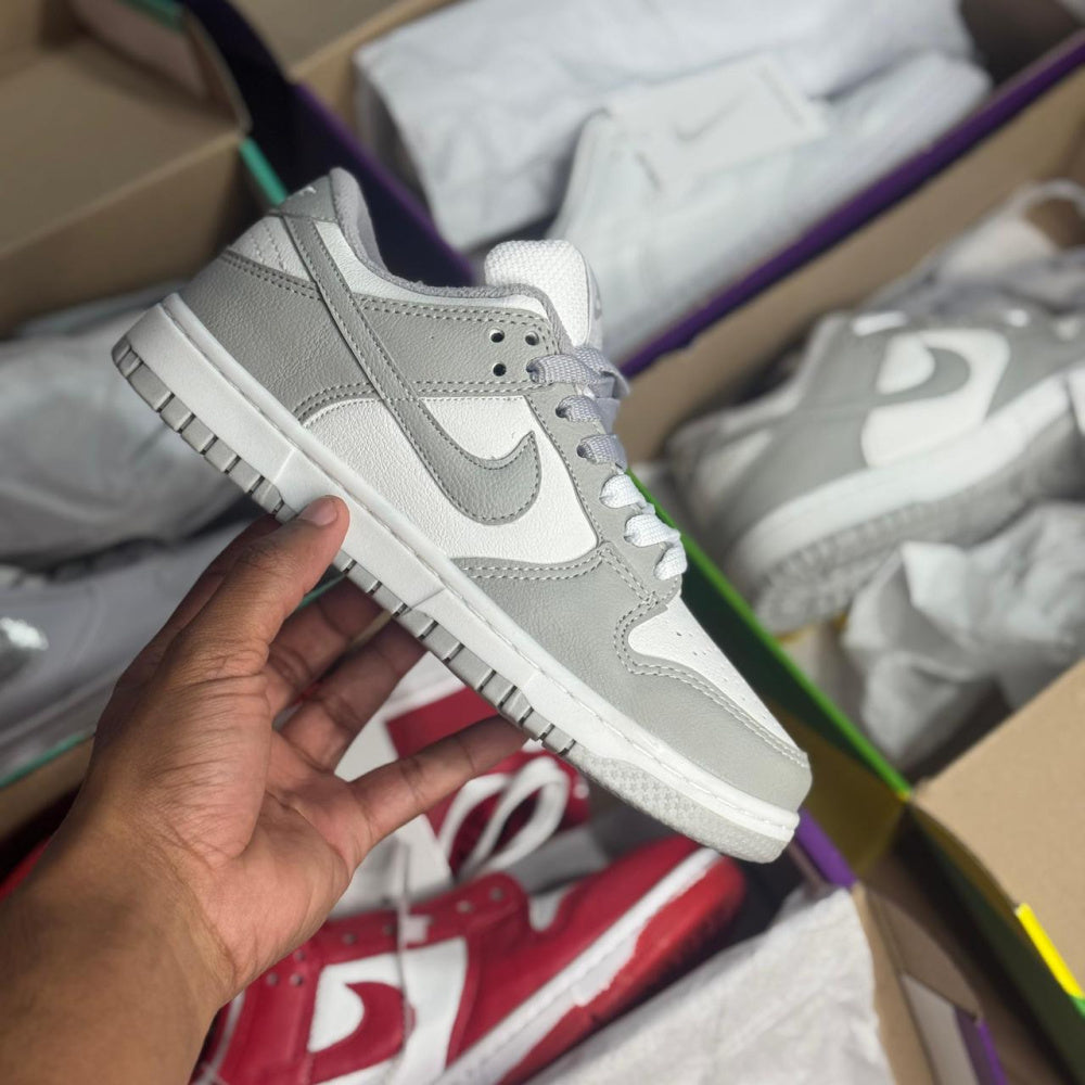 Nike Dunk (Linha Premium) x Branco/Cinza