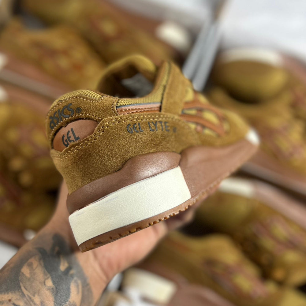 Tênis Masculino Asics Gel-Lyte III x Caramelo (Premium em Couro)