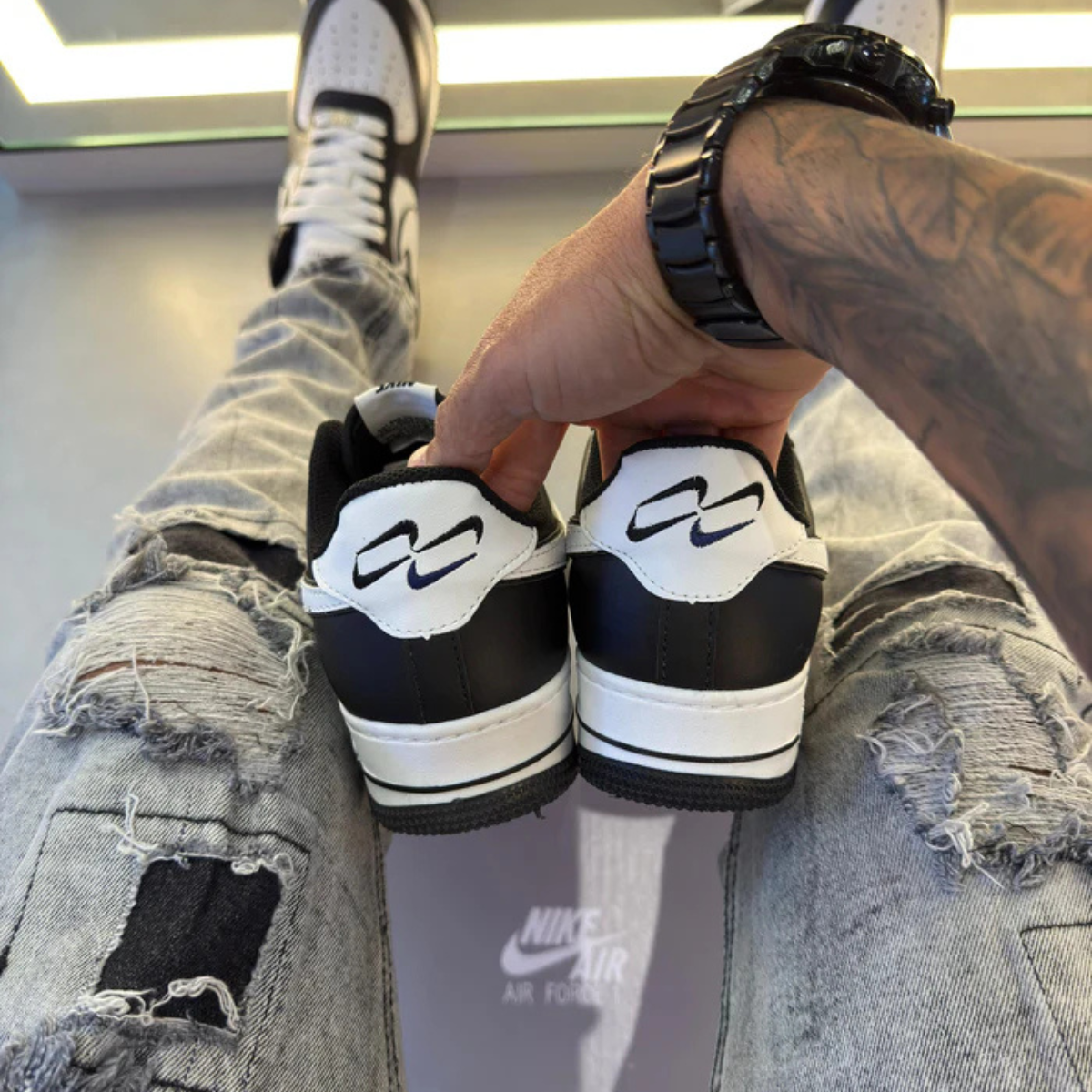 Nike Air Force 1 Panda Premium