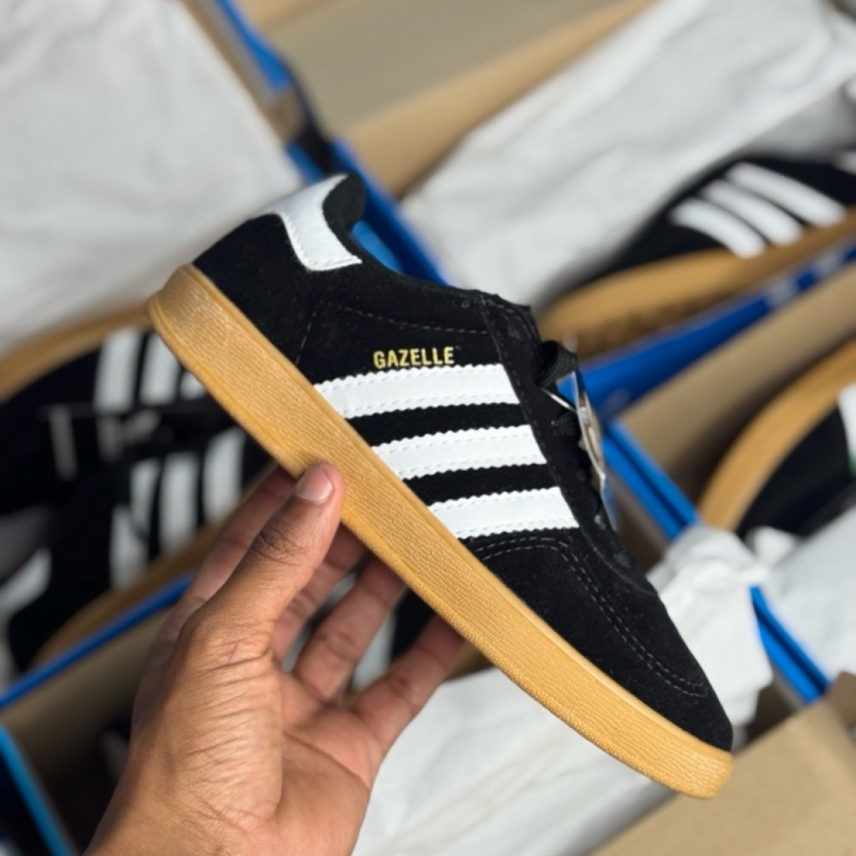 Adidas Gazelle x Preto/Branco