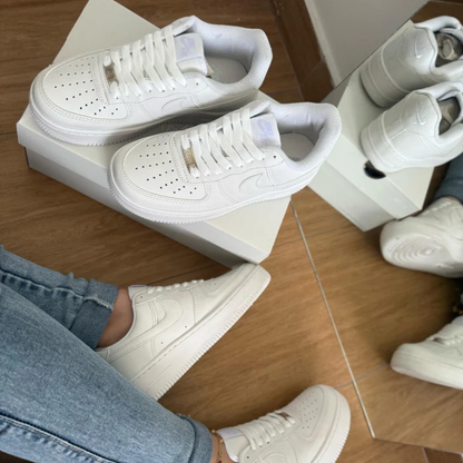 Tênis Unissex Air force 1 Branco Premium