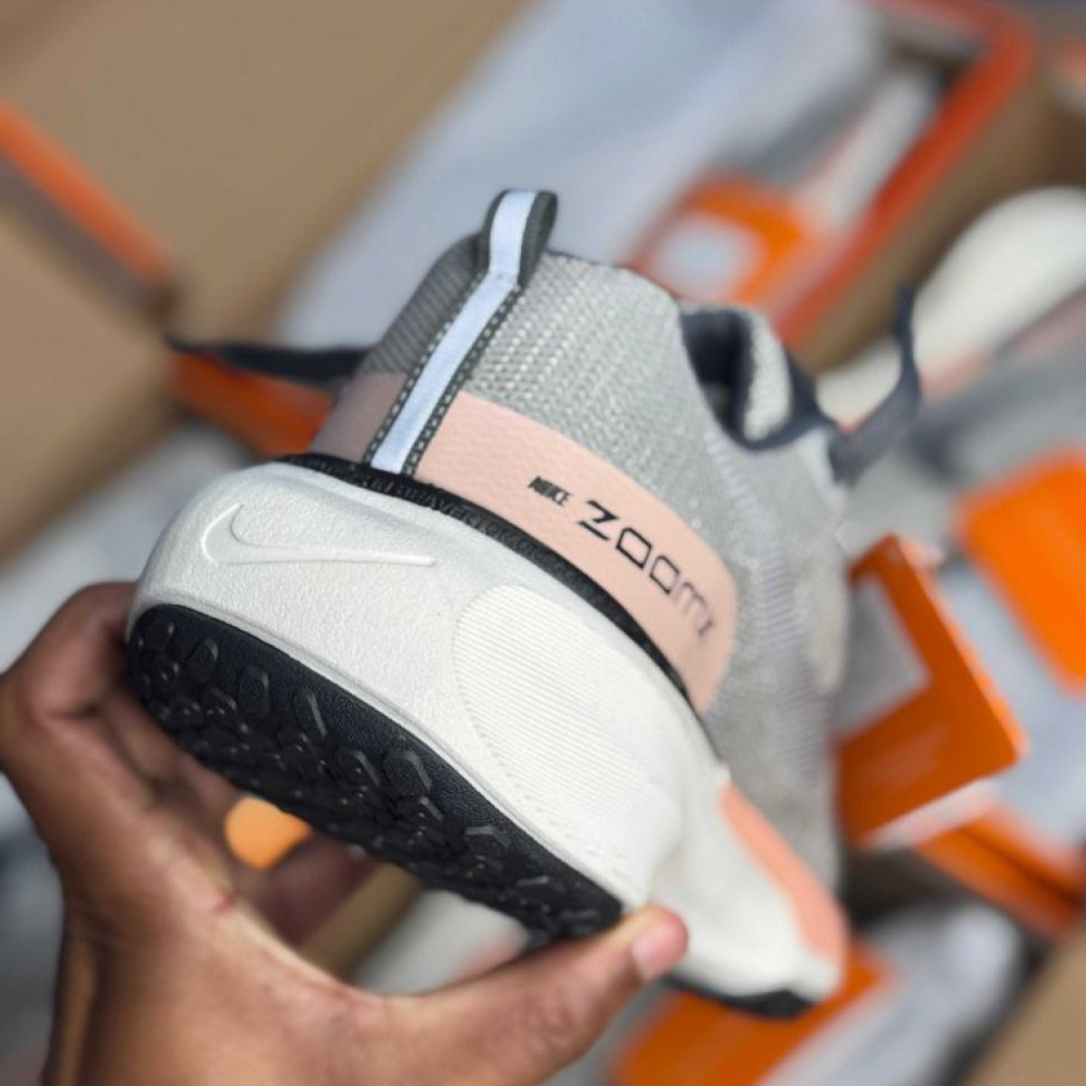 Nike ZoomX - (Linha Premium) x Prata/rose