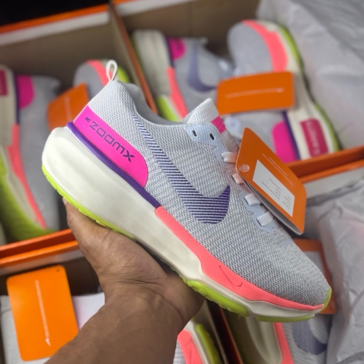 ZoomX 04 - (Linha Premium) x Branco/Rosa