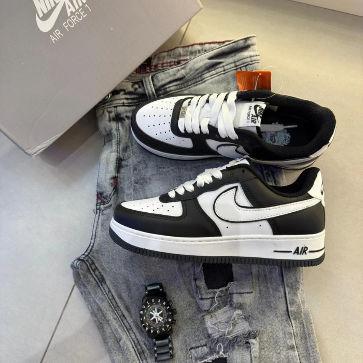 Nike Air Force 1 Panda Premium