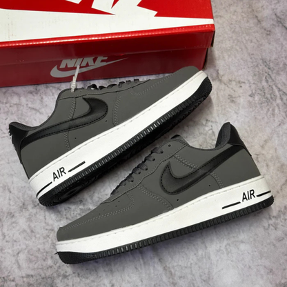 Tênis Masculino Nike Air Force 1 Cinza Escuro Premium