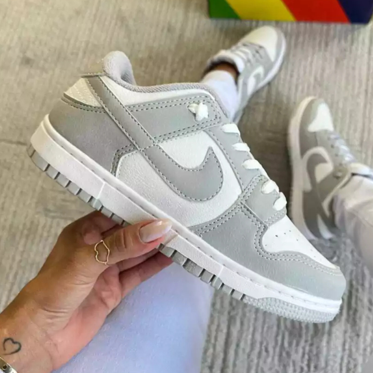 Tênis Nike Dunk Cinza