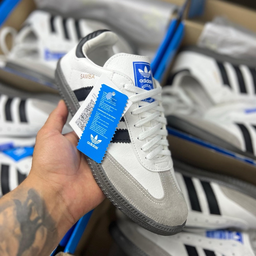 Adidas Samba Unissex (Linha Premium) x  Branco/Preto