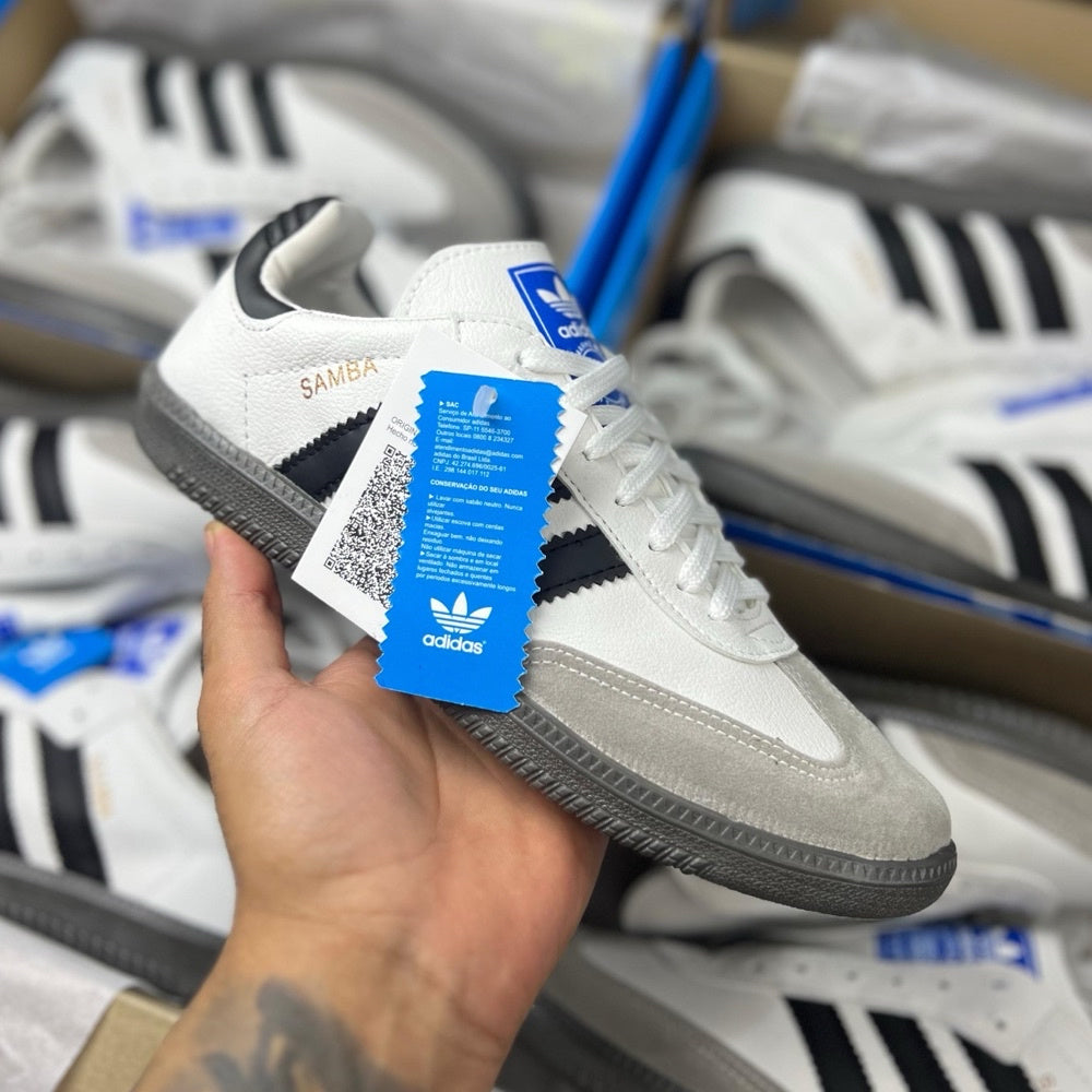 Adidas Samba Unissex (Linha Premium) x  Branco/Preto