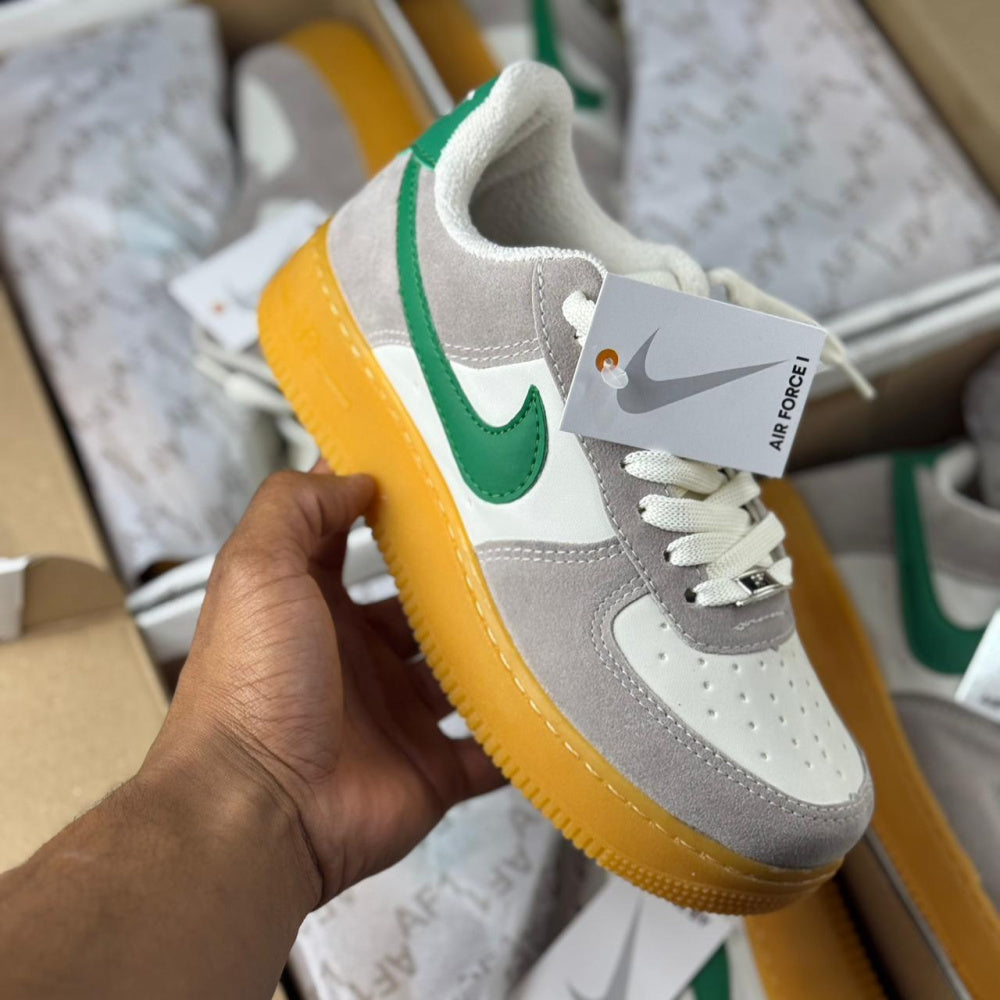 AIR FORCE PLATAFORMA ESTILO, ALTURA E CONFORTO EM UM SÓ TÊNIS! BRANCO/VERDE