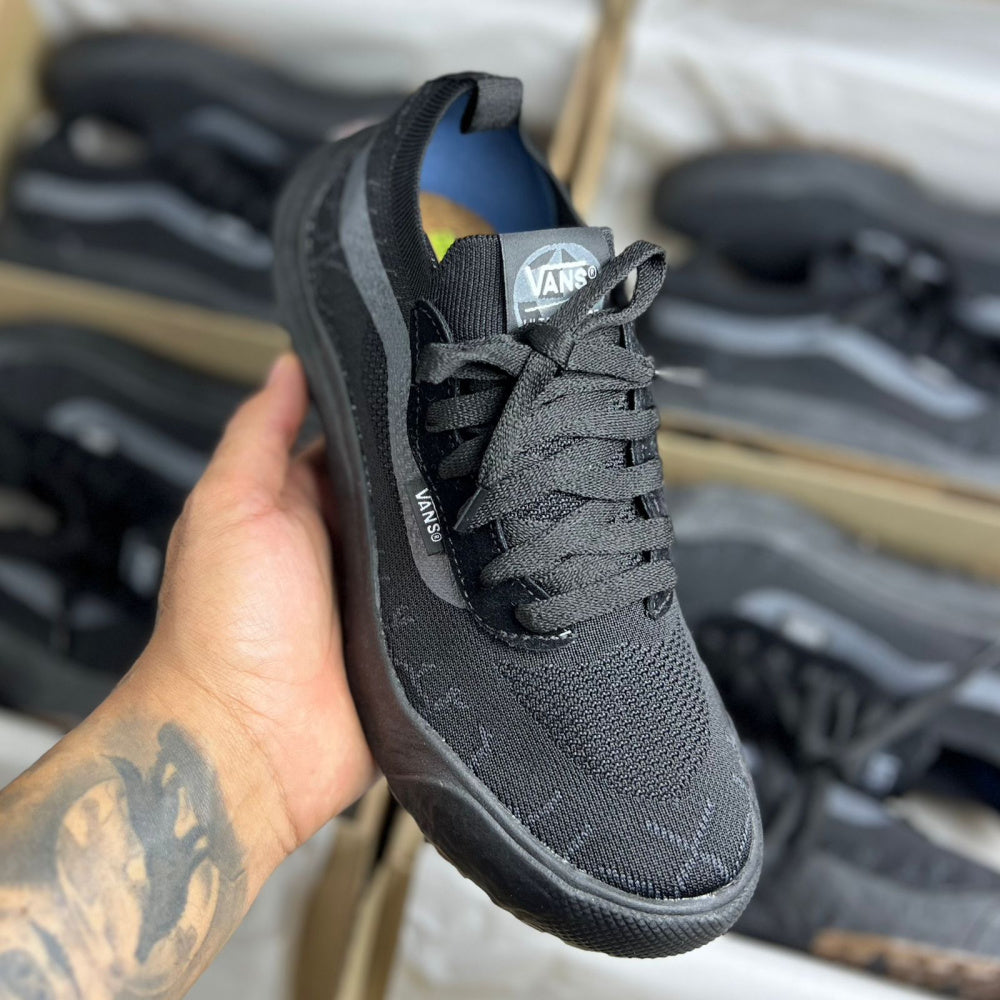 Tênis Vans Vr3 Feminino/Masculino - Sapato Casual Super Confortável e Ótima Durabilidade x Preto Black